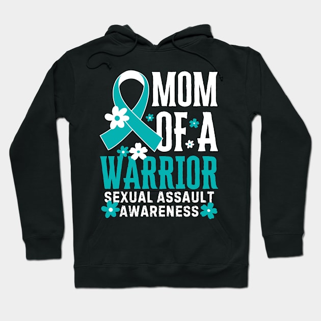 Mom Of A Warrior Sexual Assault Awareness Hoodie by Point Shop